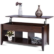 The lift top coffee table is a spacious table that will qualify all these requirements. Black Faux Marble Lift Top Coffee Table