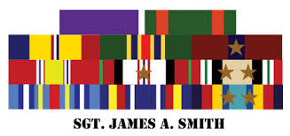 Official United States Military Ribbons Custom Military