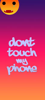 Rowling's harry don't touch my phone you muggle here's another set of muggle mobile wallpapers for android and iphone. Dont Touch My Phone Emoji Hole Punch Hd Mobile Wallpaper Peakpx