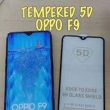 Keuntungan lain yang bisa dimiliki oleh pengguna adalah. Oppo F9 Tempered Glass Warna 5d Anti Gores Kaca Full Cover Screen Guard Oppo F9 Shopee Indonesia