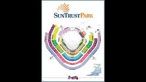 atlanta braves suntrust park map seating chart gates and