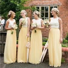 Long Yellow Chiffon Cheap Sleeveless Lace Top Simple Bridesmaid Dresses Pd0263 Long Yellow Chiffon Cheap Sleeveless Lace Top Simple Bridesmaid Dresses Pd026 Bridesmaid Dresses Lace Top Yellow Bridesmaid Dresses