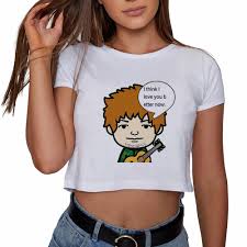 I don't use this anymore, please follow me on teddysphotos on instagram, lots of love x. Hipster Ed Sheeran Cartoon Print Women T Shirt Funny Casual Cropped Shirt Lady White Punk Top Tee Top Tees Women T Shirtcrop Shirt Aliexpress