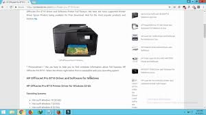 Windows 10 wireless driver 32 / 64 bits. The Trendings Hp Officejet 8710 Scanner Download Hp Officejet Pro 8710 All In One Printer Series Software And Driver Downloads Hp Customer Support Hp Officejet 8710 Win10 Win8 1 And Win 7 Driver Download