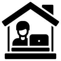 With these work from home icon resources, you can use for web design, powerpoint presentations, classrooms, and other graphic design purposes. Working At Home Icons Download Free Vector Icons Noun Project