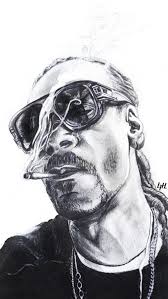 Snoop Dogg Pen And Pencil A5 2pac Art Rapper Art Tupac Art