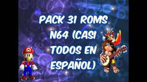 También puedes ajustar los atajos de teclado básicos y los controles para hacer la experiencia de juego más. 35 Roms Para N64 Casi Todos En Espanol Emulador Pack Por Mega 2018 Youtube