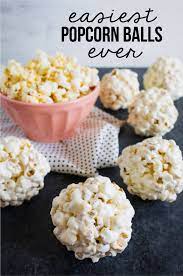 Easiest Ever Popcorn Balls Recipe Recipe Popcorn Balls Recipe Popcorn Balls Popcorn Balls Recipe Easy