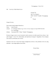 Surat izin tidak hadir bekerja bagi pegawai negeri. Contoh Surat Ijin Tidak Masuk Kerja