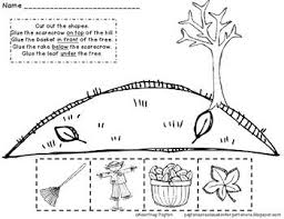 Fall Positional Words Practice K G 1 K P 1 1 Fall Kindergarten Positional Words Kindergarten Kindergarten Science