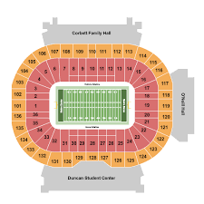 Buy Clemson Tigers Football Tickets Seating Charts For