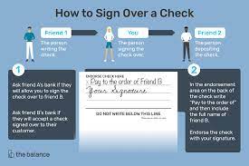 Check with your employer to learn their preferred method of signing with the p.p. How To Sign A Check Over To Somebody Else Pitfalls