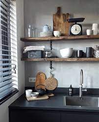 hoe creeer je een prachtige betonlook in je keuken en op je gashaard keuken idee keuken keuken planken