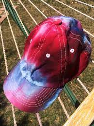 Tie Dye Ice Dye Baseball Hat Baseball Cap Patriotic Colors Etsy Ice Dyeing Tie Dye Tie Dye Crafts
