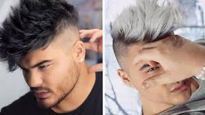 Generally, if more melanin is present, the color of the hair is darker; How To Black To Silver White Ombre Hair Color For Men Youtube