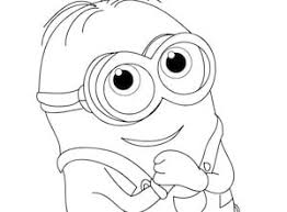 Nuovi disegni da colorare ogni giorno: Disegno Del Minions Dave Da Stampare Gratis E Da Colorare Cattivissimo Me