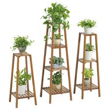 Now it's time to assemble the ladder. 2 3 4 Tiers Ladder Plant Stand Flower Pot Wooden Storage Rack Shelf Holder Home Office Garden Decor Sale Banggood Com