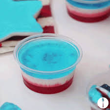 These Red White And Blue Jello Shots Are The Best Way To Celebrate America Jello Shots Blue Jello Shots Blue Jello