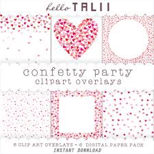 Hearts Confetti Clipart Overlays Transparent Png Jpg Digital Papers You can download these gold confetti or colorful confetti graphic resources to use for parties, as well as confetti clipart images for teaching purpose. hearts confetti clipart overlays transparent png jpg digital papers