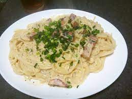 Soy Milk Japanese Pasta Carbonara Resep Dengan Gambar