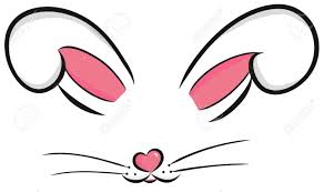Home cut out face masks happy easter bunny face mask cut out. Easter Bunny Cute Vector Illustration Drawn By Hand Bunny Face Royalty Free Cliparts Vectors And Stock Illustration Image 141135904