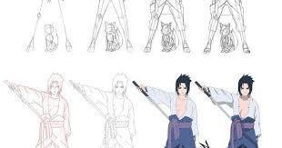 Step By Step Uchiha Sasuke Naruto Drawings Easy Naruto Sketch Naruto Drawings