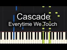 Everytime We Touch Cascade Piano Tutorial Synthesia Youtube