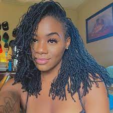 Sisterlocks The Grid Slayer On Instagram A Little Obsessed With How Her Hair Hangs Sistalockedd In 2021 Locs Hairstyles Her Hair Sisterlocks Styles Updo