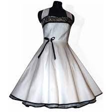 Das spektrum geht von lässig bis geschmeidig. 50er Jahre Brautkleid Zum Petticoat Hochzeitskleid Weiss Schwarz