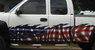 Flat Black American Flag Window Decal American Flag Wrap For Trucks Vehicle Side Wrap Usa Flag Car Wrap Xtreme Digital Graphix Truck Graphics Truck Decals American Flag Waving