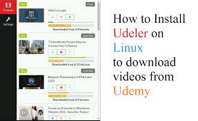 How To Install Udeler On Linux To Download Videos From Udemy