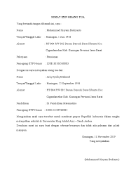 085260616263 adalah orang tua dari : Surat Izin Orang Tua Docx