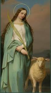 Pin By Milene On Mulheres De Expressao Catholic Saints St Agnes Catholic