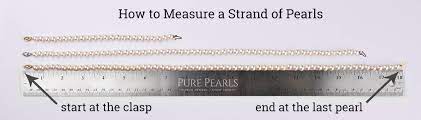 Ask someone to help you wrap the string around your neck, with one end pressed against the nape of your neck. Choosing The Right Pearl Necklace Length Pure Pearls