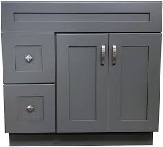 We have many designs and styles to choose from including floating vanities. Amazon Com Grey Shaker Single Sink Bathroom Vanity Base Cabinet 36 Wide X 21 Deep Gs V3621d Tools Home Improvement