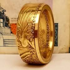 For the first four issues of the coin from 1979 to 1982, the series featured only a 1 oz gold coin with.999 gold purity. One Ounce Gold Eagle Coin Ring Coin Rings By The Mint Gold Eagle Coins Coin Ring Gold Coin Jewelry