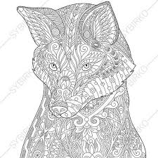 Color by number adult coloring book of winter animals. Pin On Red Foxes Other Canine I Love