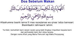 Bacaan Doa Makan Rumi Dan Jawi Doa Harian