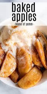 Easy Baked Apples Recipe Easy Baked Apples Fresh Apple Recipes Apple Recipes Easy