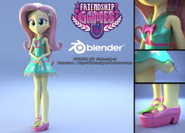 Fluttershy Friendship Games School Spirit 3d Model By Fluttershy Ek Deviantart Com On Deviantart Friendship Games Fluttershy School Spirit