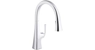 Cold supply line tag the model number is printed on a tag that is attached to the cold water supply line of the faucet. Kohler K 22062 Cp Graze 1 5 Gpm Single Hole Pull Build Com