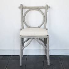 Faux Bois Circle Chair Circle Chair Faux Bois Teak Dining Chairs