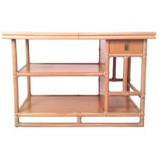 Midcentury john stuart expandable rolling sideboard bar buffet. Mrspkandoz Mid Century Modern Mcguire Bamboo Laminate Brass Expandable Bar Server Buffet