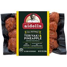 Meatball recipes beef recipes cooking recipes meatball subs. Aidells Chicken Meatballs Teriyaki Pineapple 12 Oz Amazon Com Grocery Gourmet Food