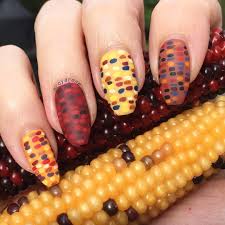 Paint one finger in a. 15 Best Thanksgiving Nail Ideas For 2018 Festive Thanksgiving Nail Art