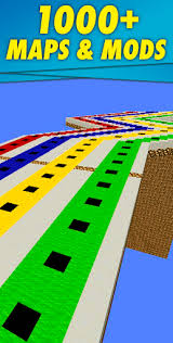 This is a great app, allows you to automatically install mods and maps. Lucky Block Race Map Apk