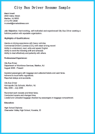 cdl class b resume examples