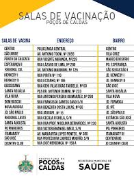 Vamos vacinar toda a população adulta do estado de são paulo até 31 de. Prefeitura De Pocos De Caldas