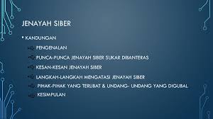 Antara usaha yangmembantu menyekat gejala ini ialah dengan penubuhan cybersecuritymalaysia. Jenayah Siber Haziera Flip Pdf Anyflip