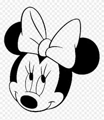 Color them online or print them out to color later. Excelent Mickey Minnie Mouse Coloring Pages For Kids Minnie Mouse Face Coloring Pages Clipart 2609473 Pikpng